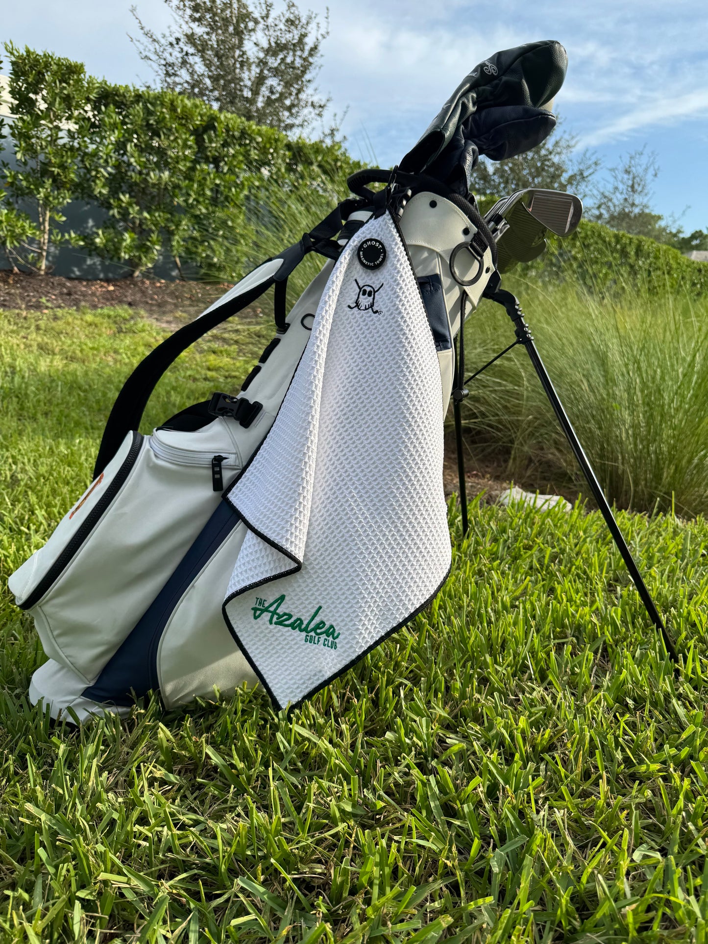 Azalea x Ghost Golf Magnetic Towel