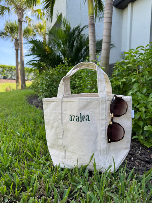 Azalea Canvas Tote